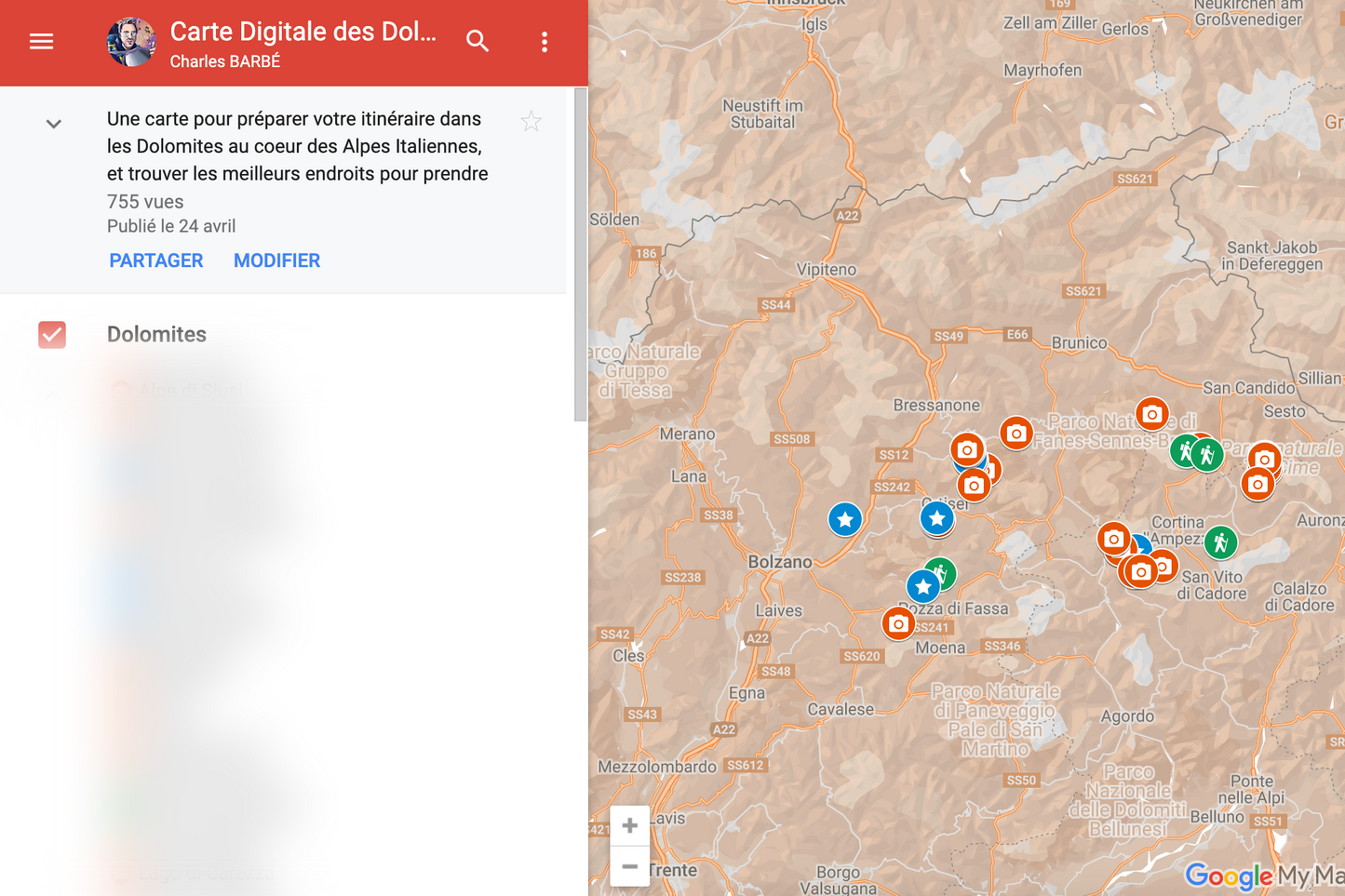 Guide Photo GPS pour localiser les spots iconiques à photographier dans les Dolomites