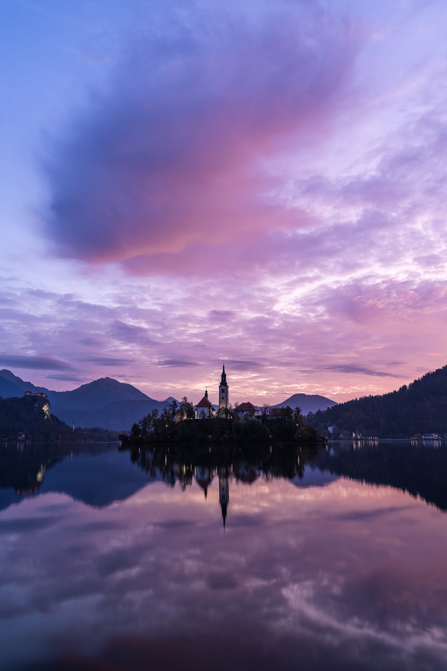 Lake Bled at sunrise, Slovenia