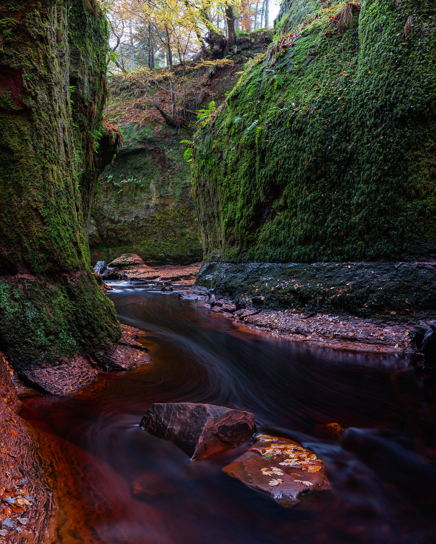 Une gorge secrète en Écosse